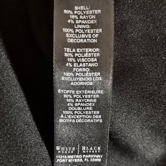 White House/Black Market Double Breasted Coat with Gold Toned Buttons SZ L - Picture 6 of 6